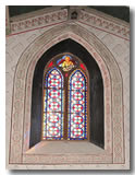 Les vitraux de l'église de Francescas en 2012