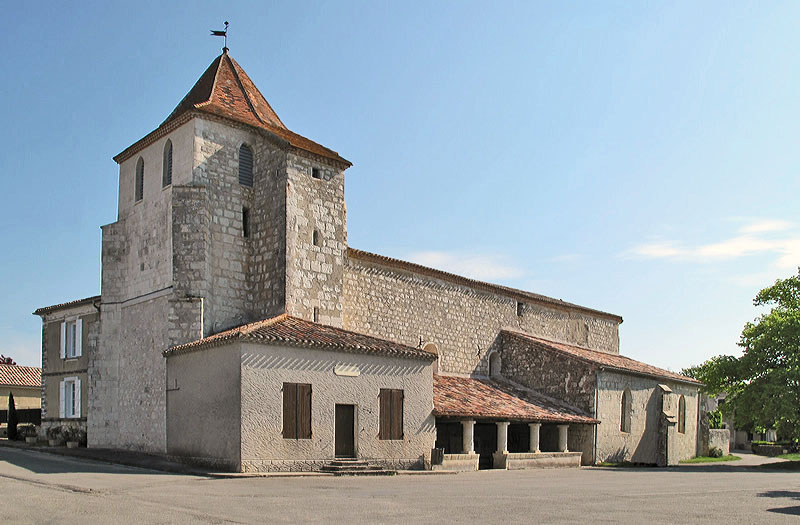 l'église de moncaut