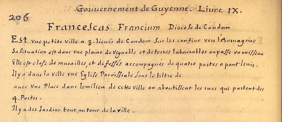 Francescas 1630