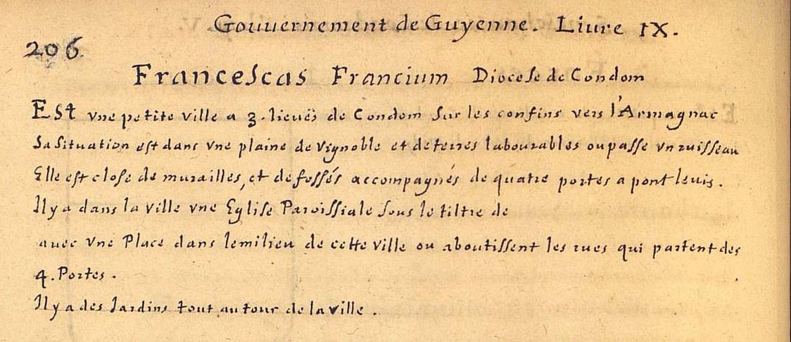 Francescas 1630