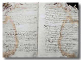 Une page du registre des livres des jurades de Francescas en 1623