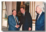Raymond Soucaret avec Jacques Chirac et rené Monory