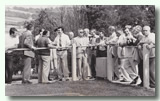 R. Soucaret et l'inauguration du stade en 1986