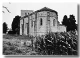 L'église de Beaulens en 1930 avec sacrestie
