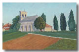 L'Eglise de Beaulens en 1950 (tableau)