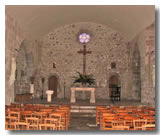 L'intérieure de l'église de Moncrabeau