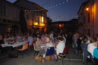 fête dans la nuit