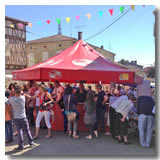 La buvette de la fêtes des fraises 2014