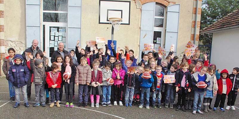 basket à l'école en 2016