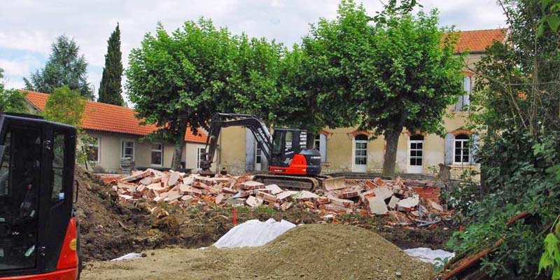 travaux à l'école