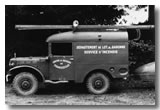 Le camion des pompiers en 1950-1955