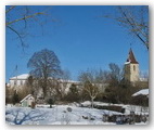 Francescas sous la neige - hiver 2012 - vue panoramique sur Francescas