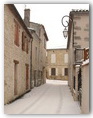 Francescas sous la neige - hiver 2012 - la rue de l'église