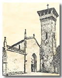 L'église de Francescas au Moyen Age