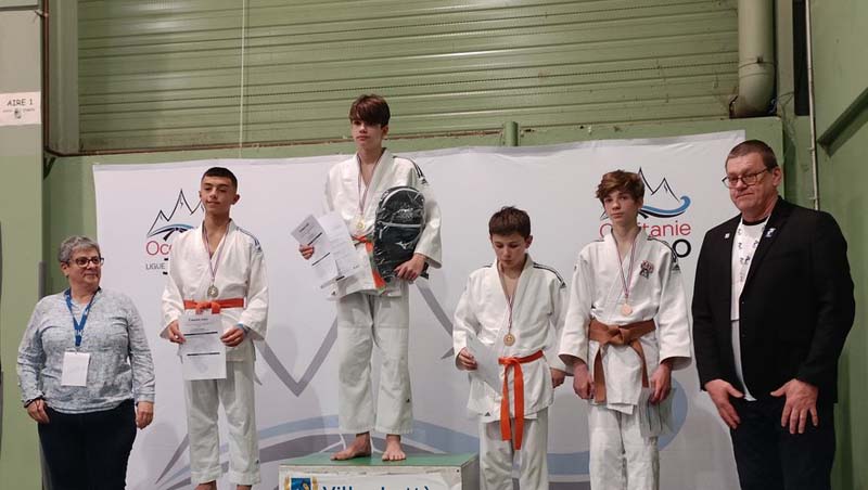 podium pour deux judokas franciscains