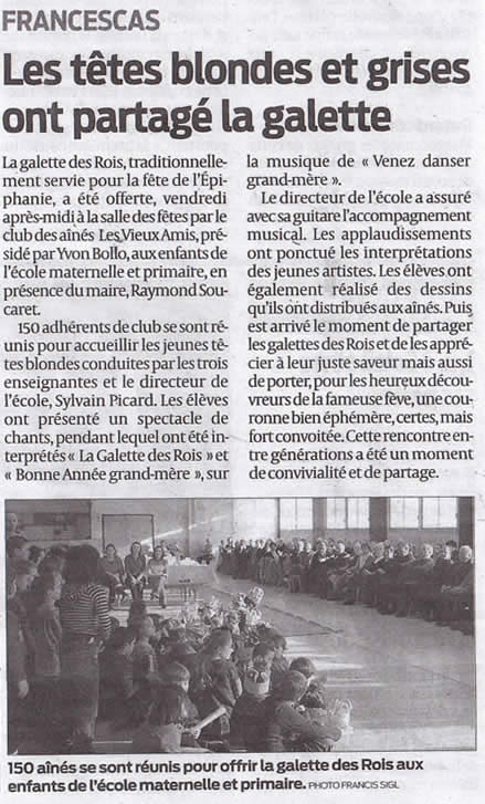 la galeette pour l'école