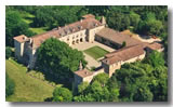 Le château de Lasserre vue du ciel