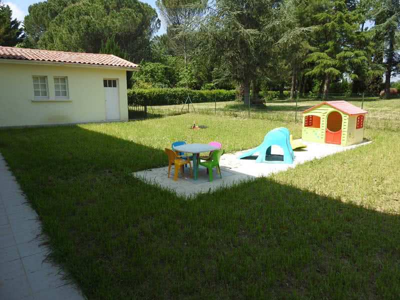 le jardin de la crèche à Francescas